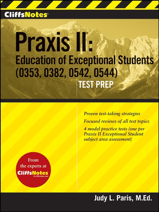 Title details for CliffsTestPrep Praxis II by Judy L. Paris - Available